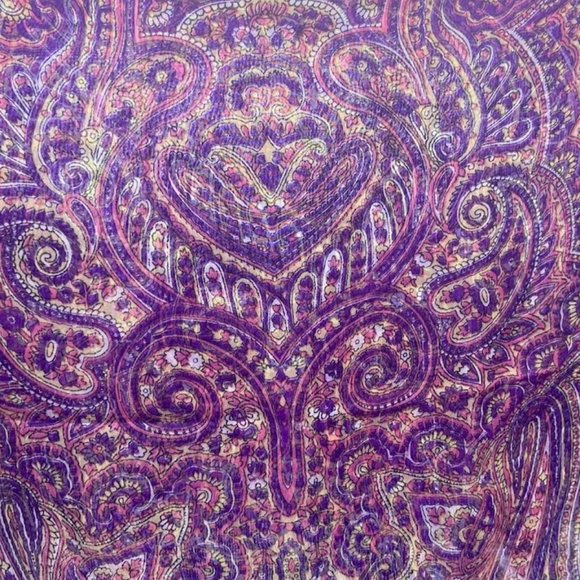 Yak & Yeti Accessories - Purple Paisley add a splash of color to your wardrobe